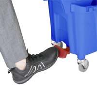 Jantex 30-Liter-Moppeimer mit Fußpedalauslösung ¿ Blau
