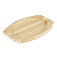 Olympia Hevea Brett für Gusseisen Oval Ohrenform...