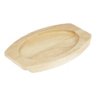Olympia Hevea Brett für Gusseisen Oval Schüssel...