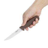 Hygiplas Gemüsemesser Gezackt Braun 10.5cm