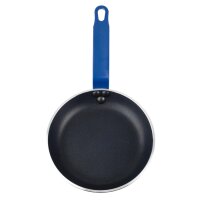 Hygiplas Teflon-Aluminium-Platin-Plus-Antihaft-Bratpfanne mit blauem Griff 200mm