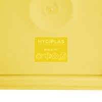 Hygiplas Quadratischer Deckel Gelb Medium