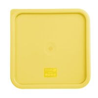 Hygiplas Quadratischer Deckel Gelb Groß