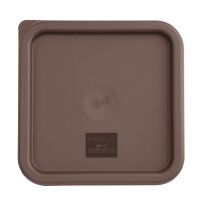 Hygiplas Quadratischer Deckel Braun Medium
