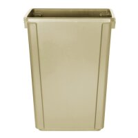 Jantex Slim Mülleimer Beige 60Ltr