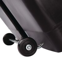 Tretabfalleimer Slim Jim®, 90l, rechteckig, rot RUBBERMAID 1883570