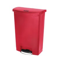 Tretabfalleimer Slim Jim®, 90l, rechteckig, rot RUBBERMAID 1883570