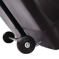 Tretabfalleimer Slim Jim®, 90l, rechteckig, schwarz RUBBERMAID 1883615