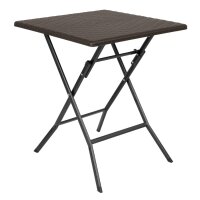 Bolero Quadratischer Klapptisch Braun 620mm
