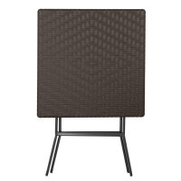 Bolero Quadratischer Klapptisch Braun 620mm