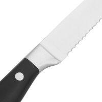 Olympia Premium-Restaurant Steakmesser mit schwarzen ABS-Griffen (6 Stück)
