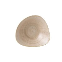 Churchill Stonecast Dreieckige Schüssel, Muskatcreme, 235 mm (12 Stück)
