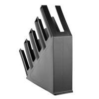 Olympia Kristallon Tassenhalter 4-Slots Polypropylen Schwarz