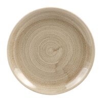 Churchill Stonecast Patina Antik Taupe Coupe Teller Taupe 165 mm (12 Stück)