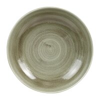 Churchill Stonecast Patina Antike Coupe-Schüsseln, rund, Grün, 248 mm (12 Stück)