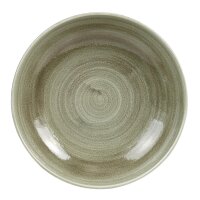 Churchill Stonecast Patina Antike runde Coupe-Schüsseln, Grün, 182 mm