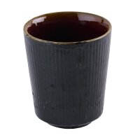 Churchill Tokyo, schwarze Tassen ohne Henkel, 354 ml, (12 Stück)