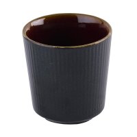 Churchill Tokyo, schwarze Tassen ohne Henkel, 295 ml, (12 Stück)