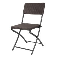 Bolero Rattan Klappstühle Braun (2 Stück)