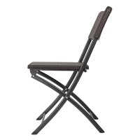 Bolero Rattan Klappstühle Braun (2 Stück)