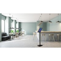 Europel Infostand schwarz mit Klapprahmen A4 25mm 3