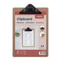 Europel Klemmbrett A4 Hochformat Holz 210 x 297 mm 3
