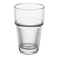 Olympia gestreifte stapelbare Becher 300ml (6 Stück) 2