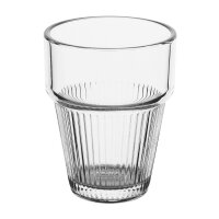 Olympia geriffelte stapelbare Becher 150ml (6 Stück) 2