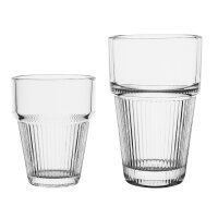 Olympia geriffelte stapelbare Becher 150ml (6 Stück) 3