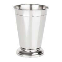 Olympia Barartikel Perlen Julep Becher Edelstahl 370ml 2