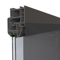 Fensterbausatz "COMPACT XL" 130x220 cm in Anthrazit