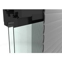 Fensterbausatz "COMPACT XL" 130x220 cm in Anthrazit