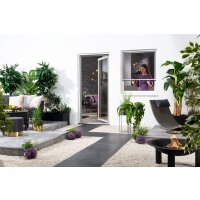 Alu-Fensterrollo Bausatz "SMART" 130x160 cm in Weiß