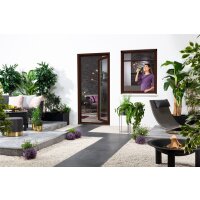 Alu-Fensterrollo Bausatz "SMART" 130x160 cm in Braun