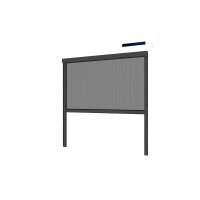 Insektenschutzrollo elektrisch, 130x160 cm in Anthrazit *