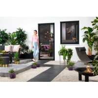 Türbausatz flächenbündig "COMPACT" 100x210 cm in Anthrazit
