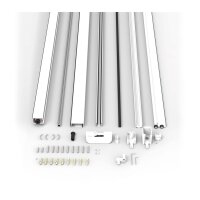 Alu-Türrollo Bausatz "SMART" 125x220 cm in Braun