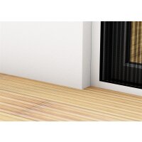 Alu-Plisseetür "PROFESSIONAL" 125x220 cm in Anthrazit