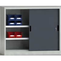 Schiebet&uuml;renschrank 1000x1200x525mm 2 Fachb.