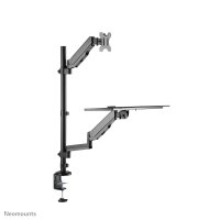 Neomounts DS90-325BL1 Sitz-Steh-Arbeitsplatz Tischmontage 17-32" - Gasfeder