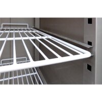 Edelstahlkühlschrank, Inhalt 610 Liter,  GN2/1, Energie-Effizienz A