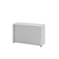 Rollladenschr.hor. 2OH 120cm BS Grau/Silber