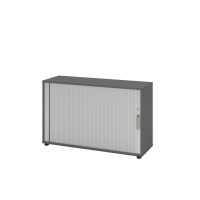 Rollladenschr.hor. 2OH 120cm SG Graphit/Silb