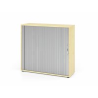 Rollladenschrank 1733S 3OH BM Ahorn/silb gallery