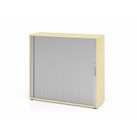 Rollladenschrank 1733S 3OH CE Ahorn/silb gallery