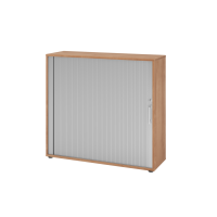 Rollladenschr.hor. 3OH 120cm RE Nussb./Silb