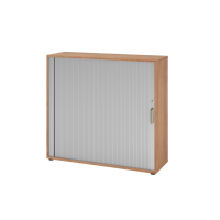Rollladenschr.hor. 3OH 120cm SG Nussb./Silb