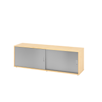 Sideboard 1,5OH, Ahorn/Silber gallery