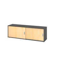 Sideboard 1,5OH, Graphit/Ahorn gallery