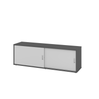Sideboard 1,5OH, Graphit/Grau